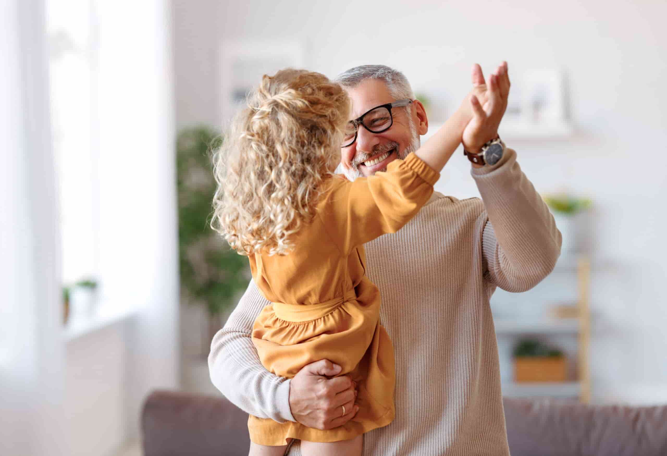 Happy family with a well-maintained furnace