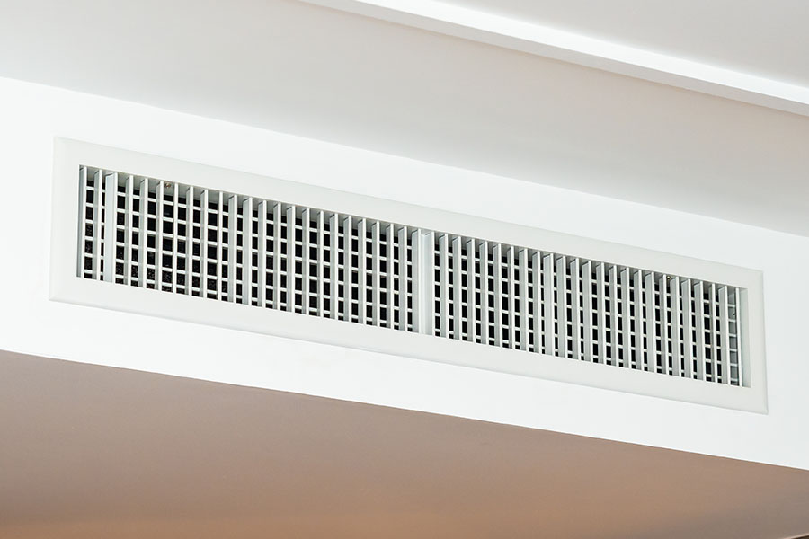 Completed air vent cleaning service